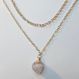 Double Necklace with Pendant